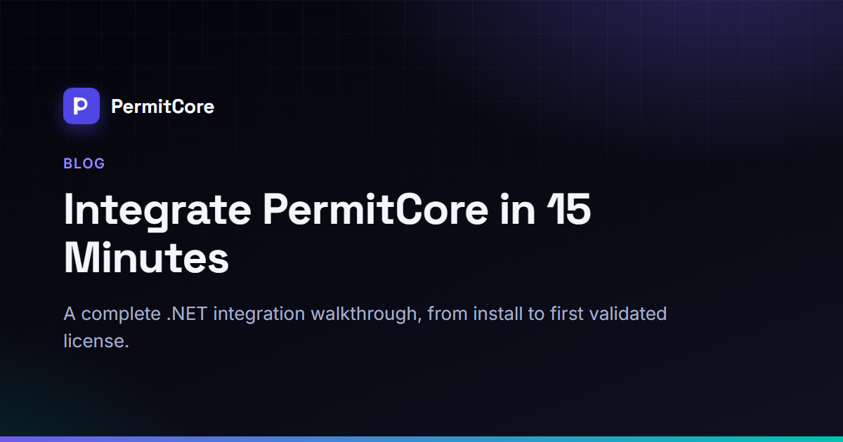 PermitCore screenshot